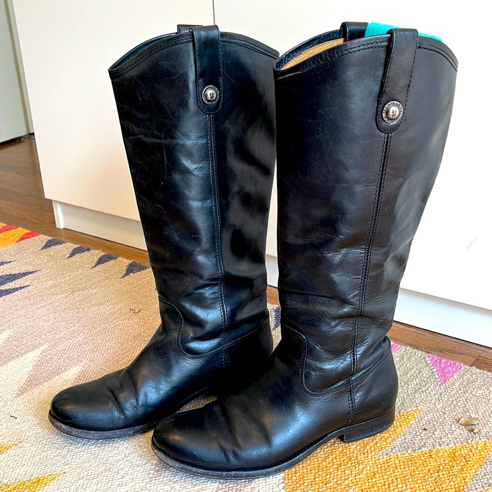 Frye Melissa Button Boots New Soles! 7 1/2